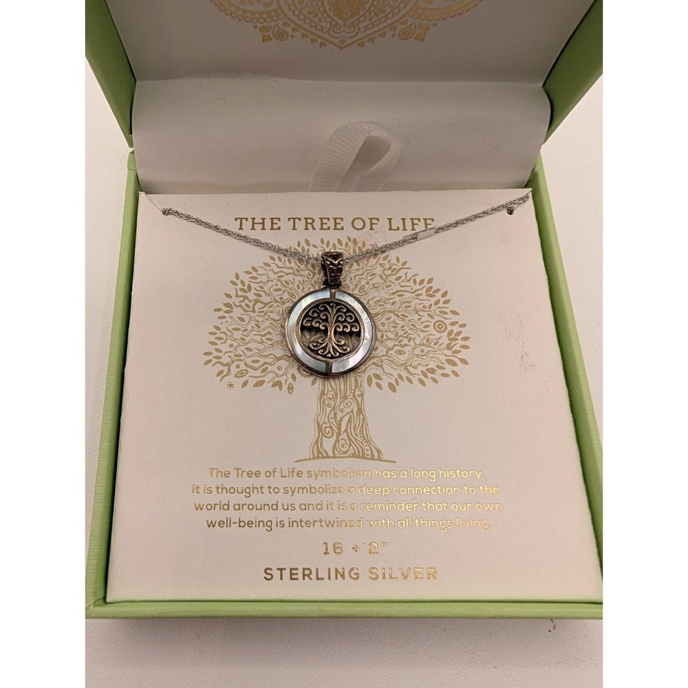 Annika Witt .925 Sterling Silver Tree of Life Necklace New In Box